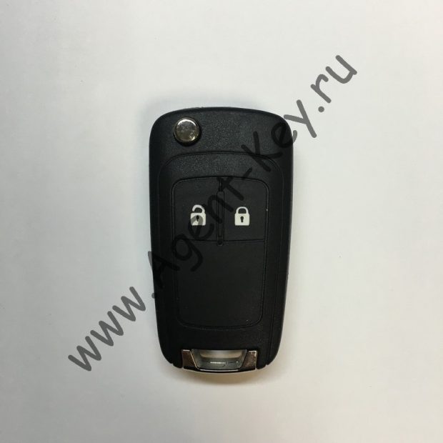 Корпус выкидного ключа Chevrolet Cruze, Aveo, Orlando, 2 кнопки