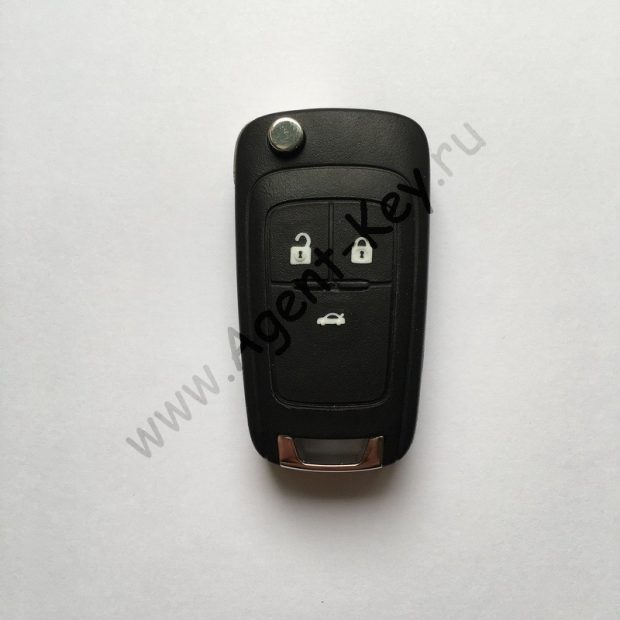 Корпус выкидного ключа Chevrolet Cruze, Aveo, Orlando, 3 кнопки