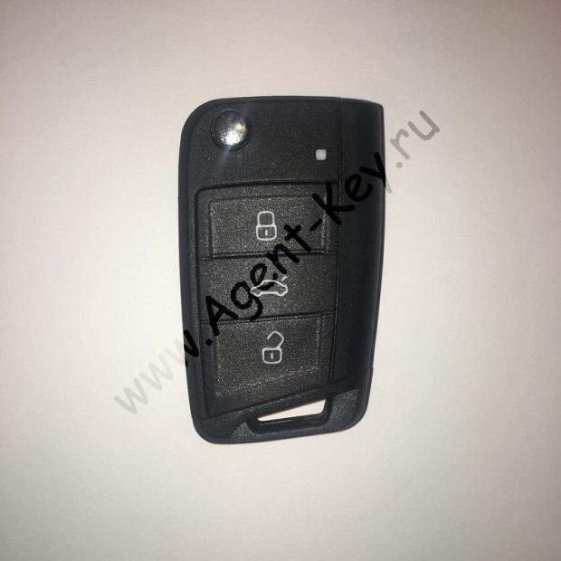 Volkswagen корпус выкидного ключа 3 кнопки
